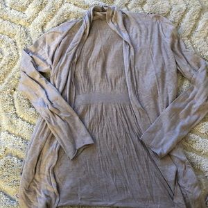 Express Cream Cardigan Sweater